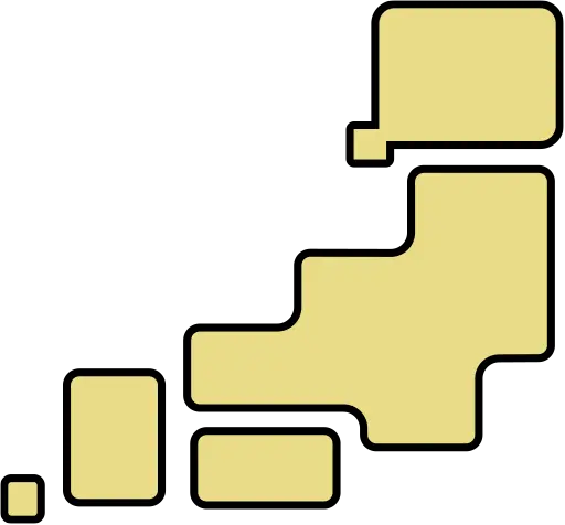 地域性のある防災イベントのイラスト