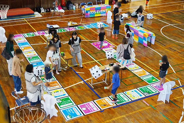 【小学校の40周年企画】防災イベントの主役に採用の写真