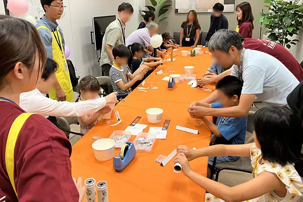 企業のファミリーデーイベントに活用の写真