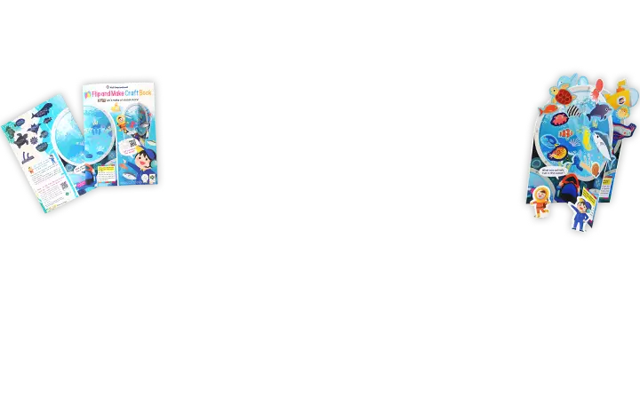 くるっと工作ブック SDGs 海/英語ver.の画像