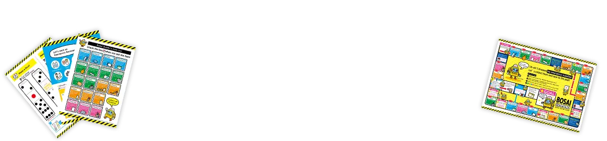 防災スゴロク 英語ver.の画像