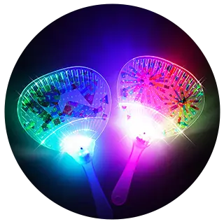 秋の人気商品ランキング 2位『光る！デコうちわ』