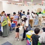 『SDGsエコ工作 ごみバズーカを作ろう』の会場全体の様子