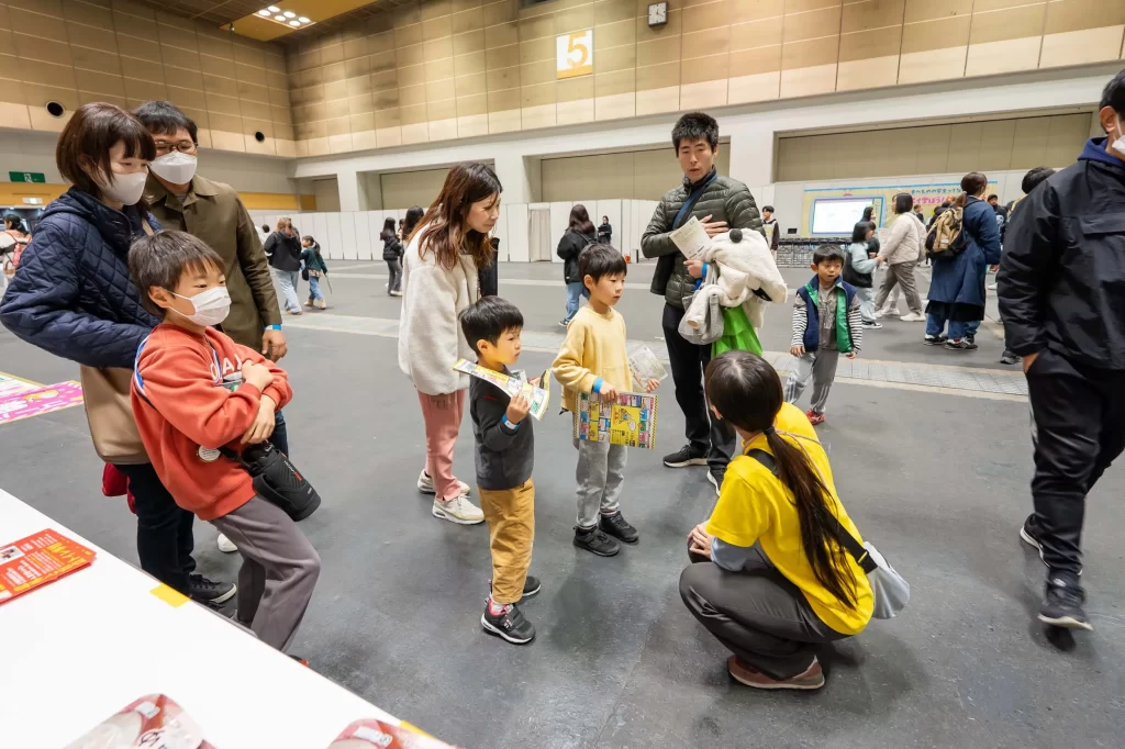 巨大防災スゴロクの参加者の方々