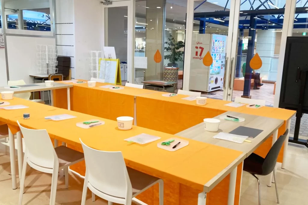 港北 TOKYU S.C.で開催された『光る!デコうちわ』のイベント会場