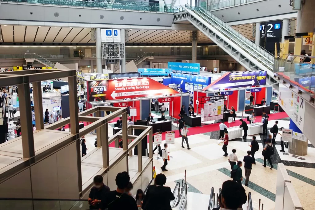 危機管理産業展のエントランス全体像
