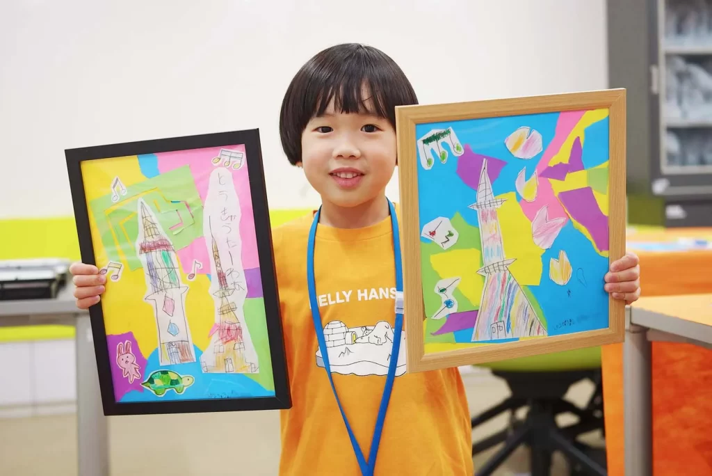 音楽が聞こえてきそうなオリジナルタワーが印象的です