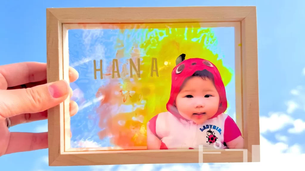 完成したファーストアートフレーム