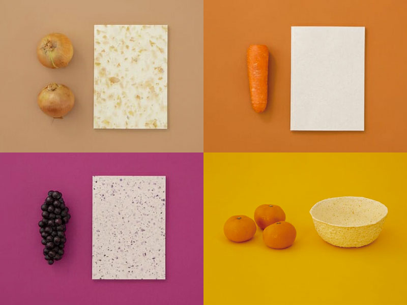 foodpaperが4種類並んだカラフルな写真