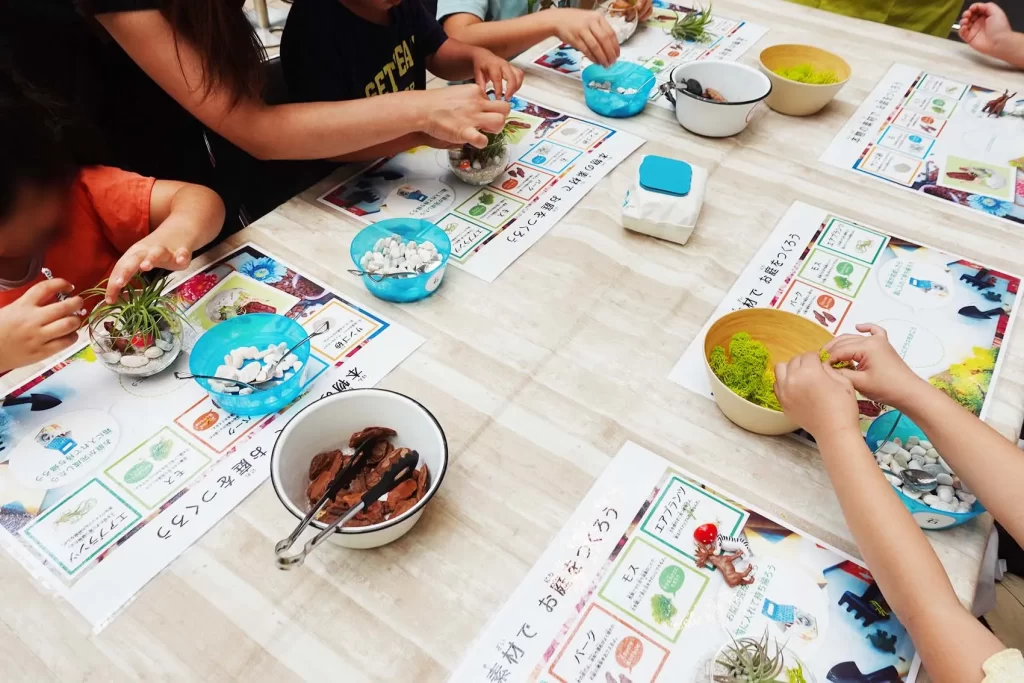 『グラスガーデン』の瀬作テーブル