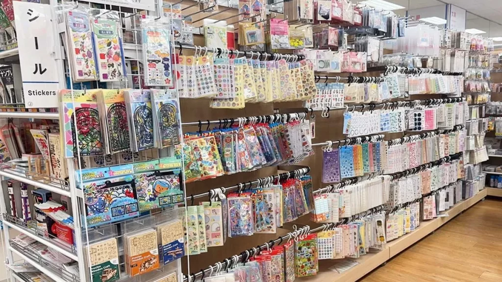 100均(ダイソー)シール売り場