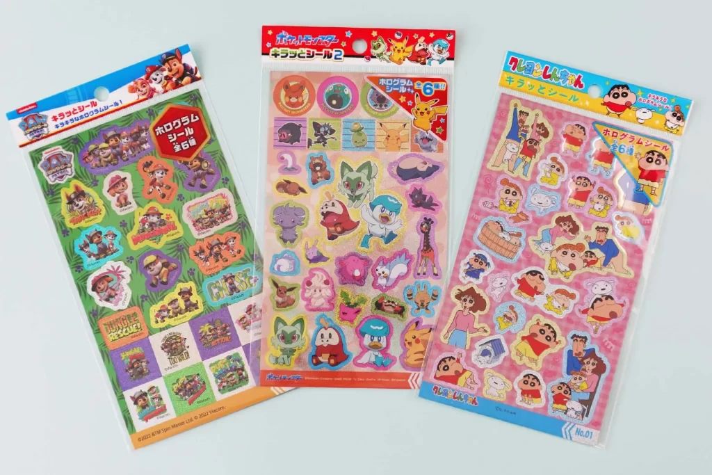 100均（ダイソー）「キャラクターシール」3選