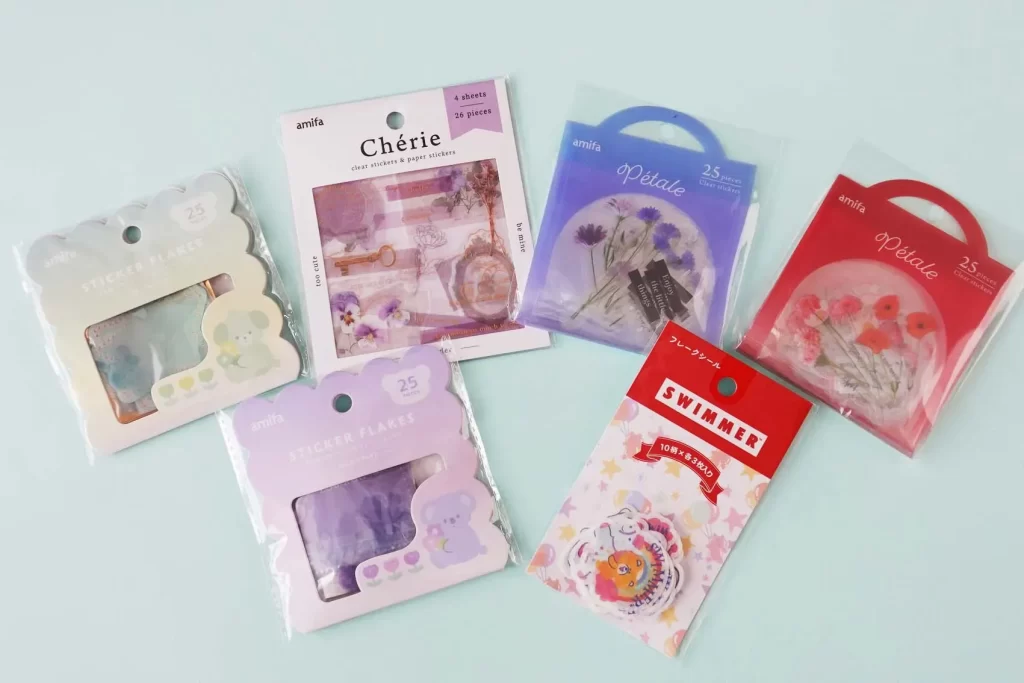 100均（セリア）「フレークシール」6選