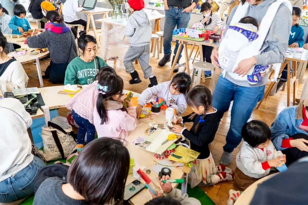 コドモデパートのイベント会場の様子