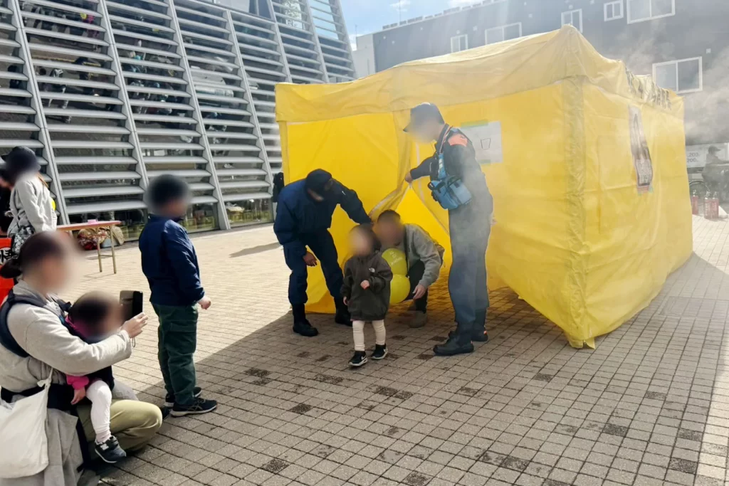 松本広域消防局丸の内消防署様主催の「煙道体験」