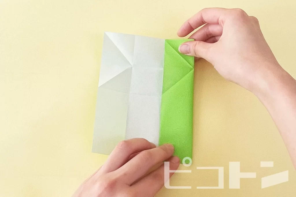 辰年工作の折り紙の折り方の工程その18