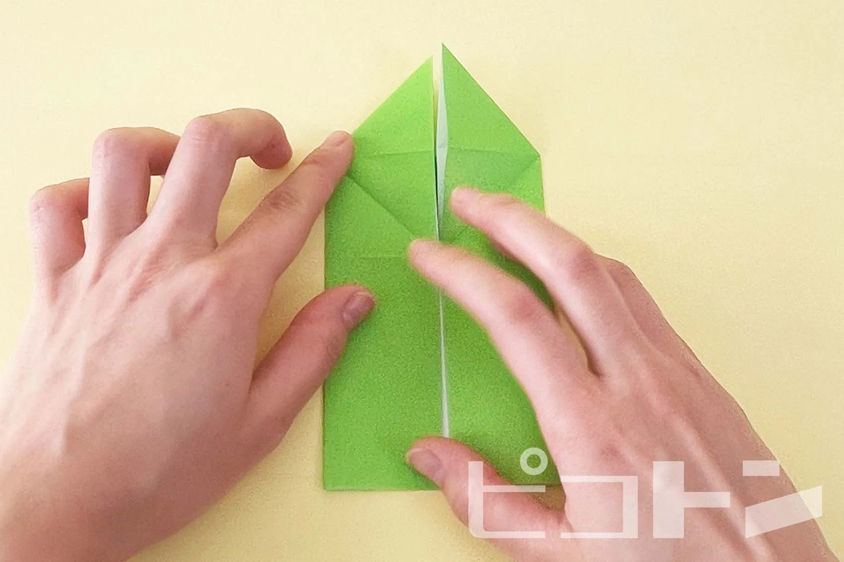 辰年工作の折り紙の折り方の工程その26