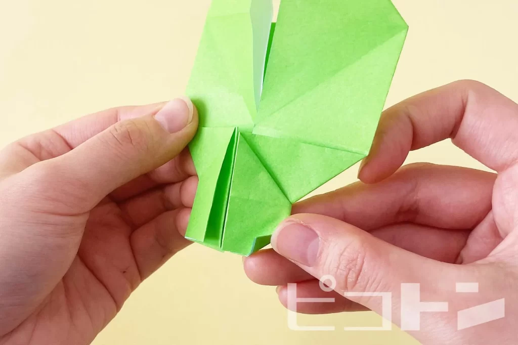 辰年工作の折り紙の折り方の工程その35
