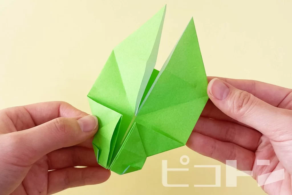 辰年工作の折り紙の折り方の工程その36