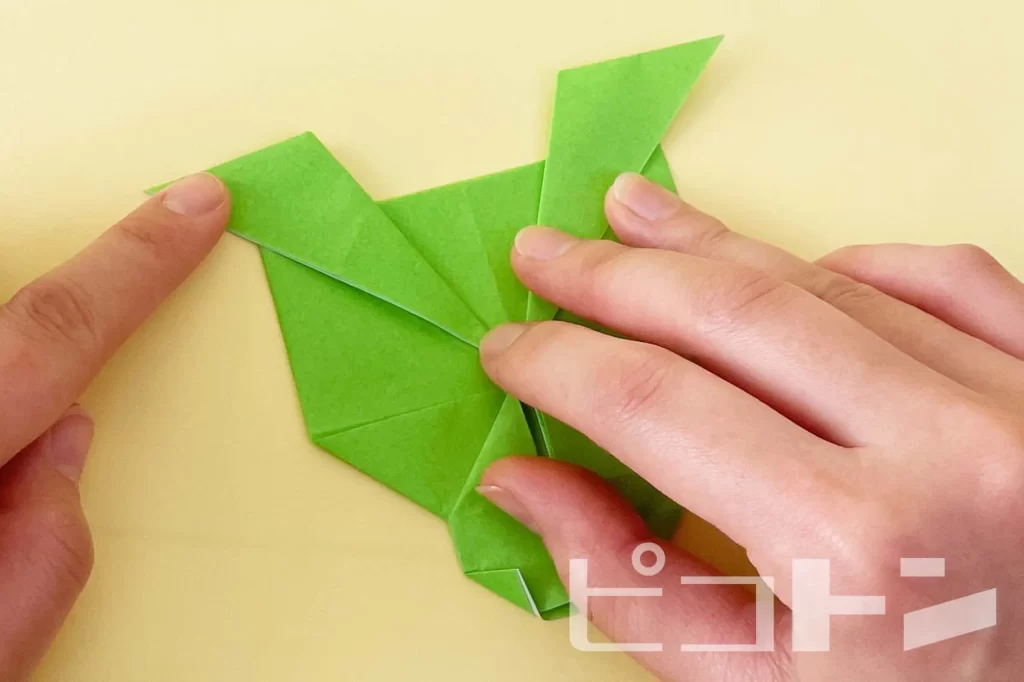 辰年工作の折り紙の折り方の工程その38