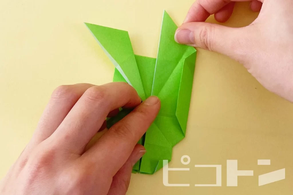 辰年工作の折り紙の折り方の工程その41