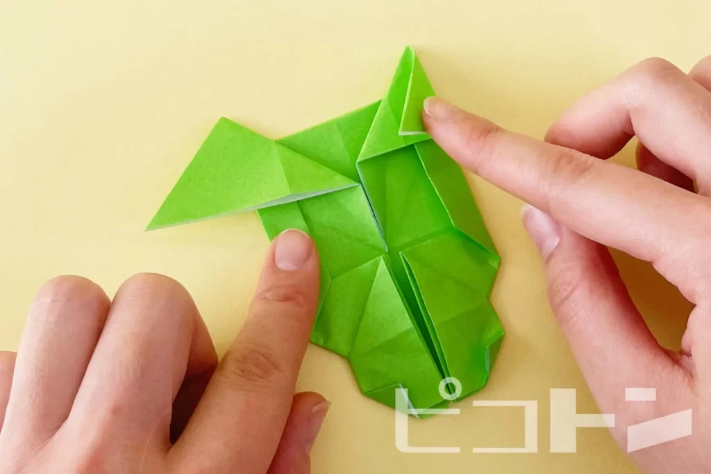 辰年工作の折り紙の折り方の工程その44