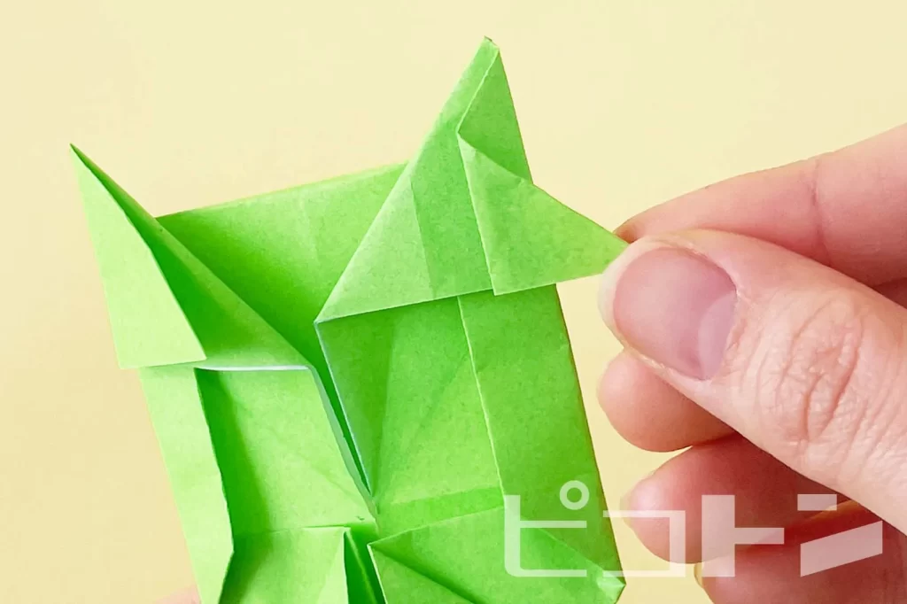 辰年工作の折り紙の折り方の工程その45