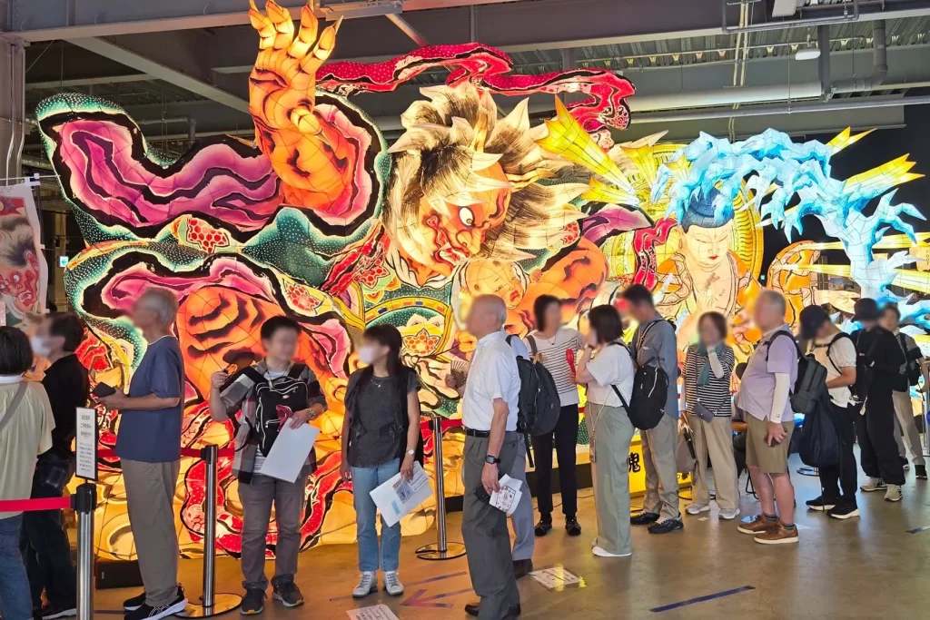 青森ねぶた祭2024ねぶた大賞を受賞した「鬼子母神」