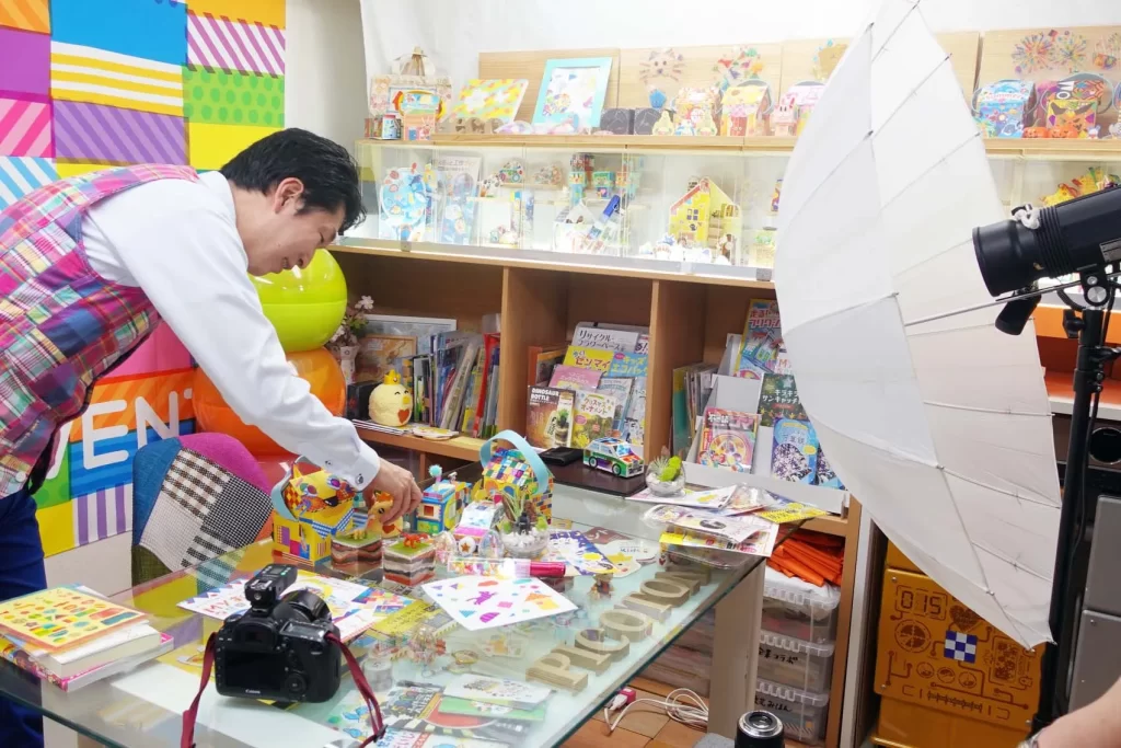 ピコトンの撮影風景