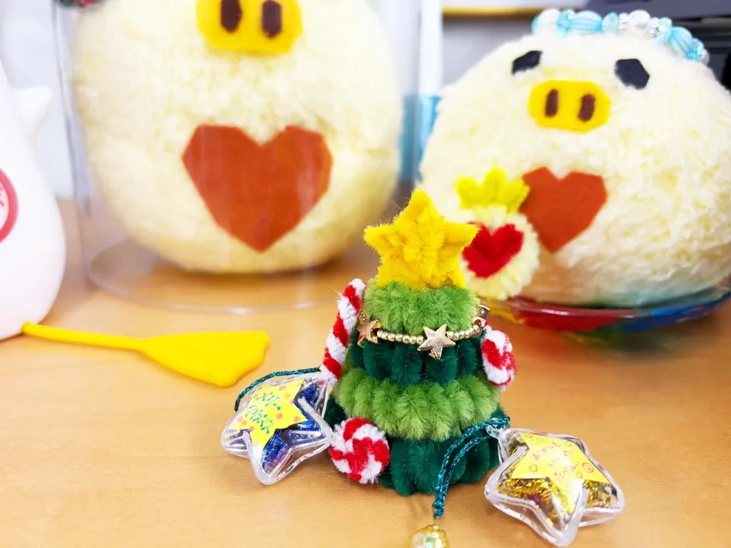 ミニツリーとトンさんたち