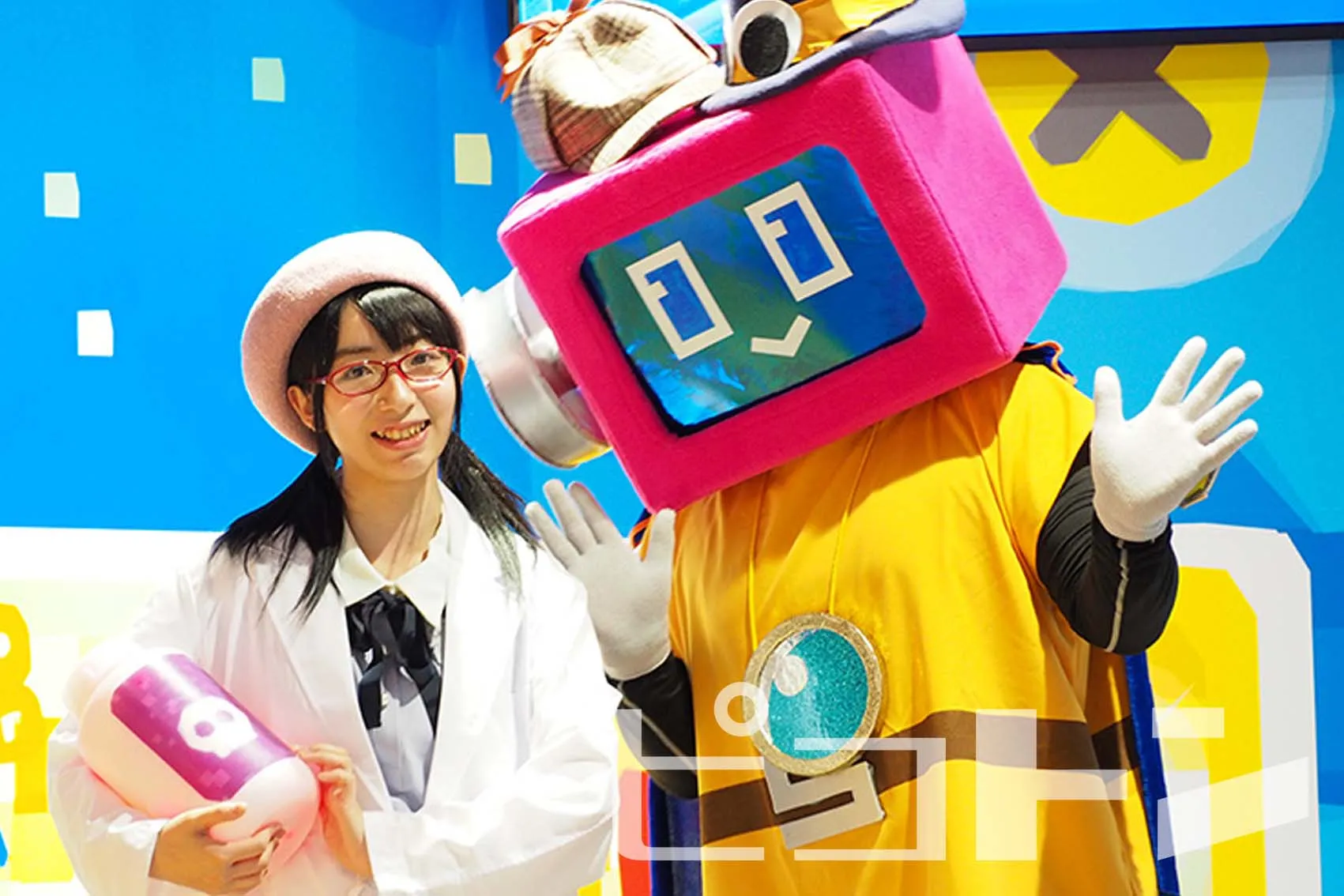 東芝未来科学館で実施した「うごけ!デキタテロボ」のスタッフ