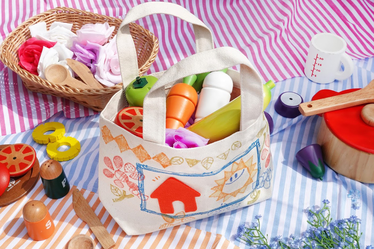 たくさん物を入れられる「キッズエコバッグ」