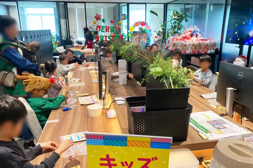 霞が関キャピタルさまの工作イベントの様子