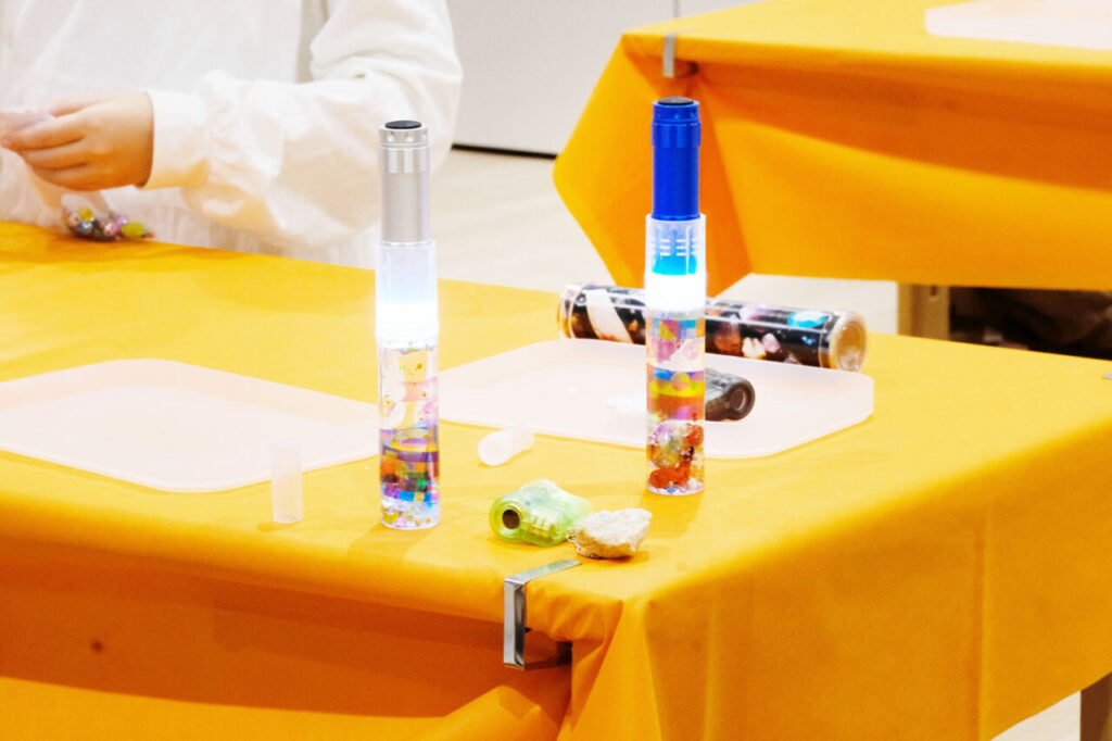 こどもでぱーと中野で開催された工作イベントの会場の様子1