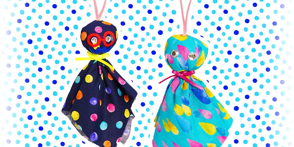 てるてるサシェ完成作品