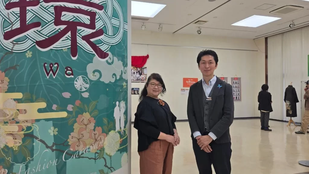 ピコトン代表内木と日本リ・ファッション理事の鈴木さんのツーショット