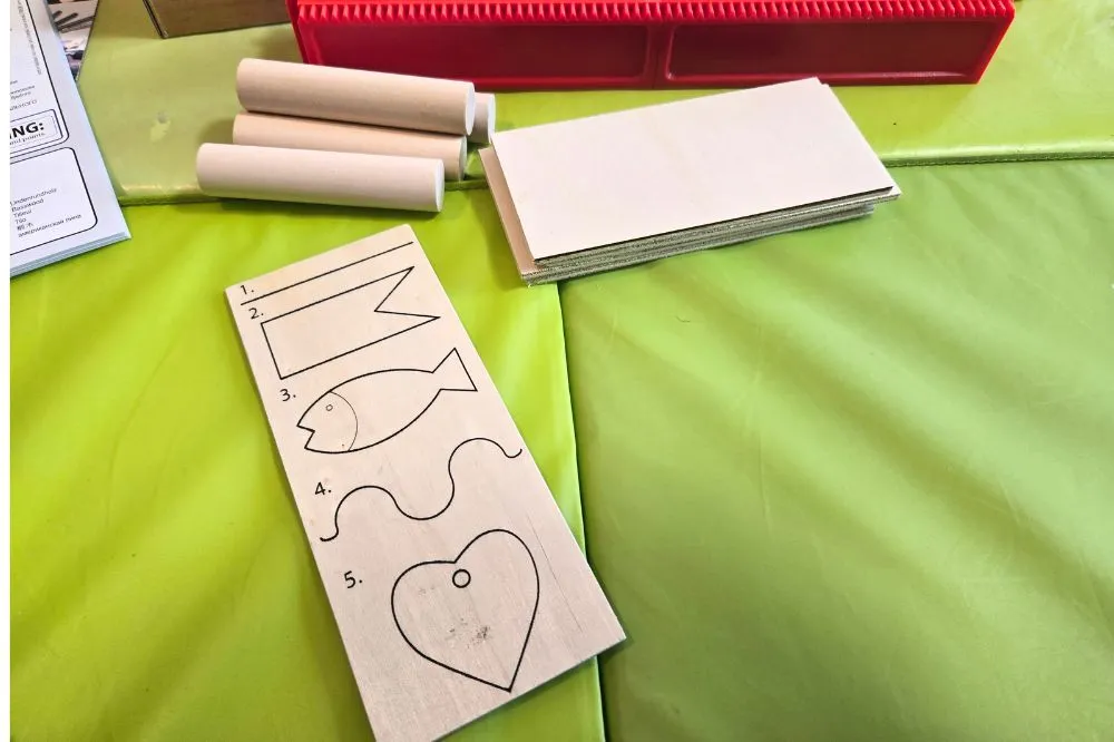 木工ツーPLAYMAKE4in1に同梱されていた練習用の木材