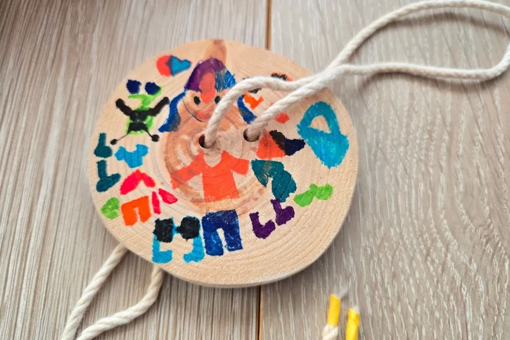 木工ツールPLAYMAKE4in1で作ったブンブン独楽